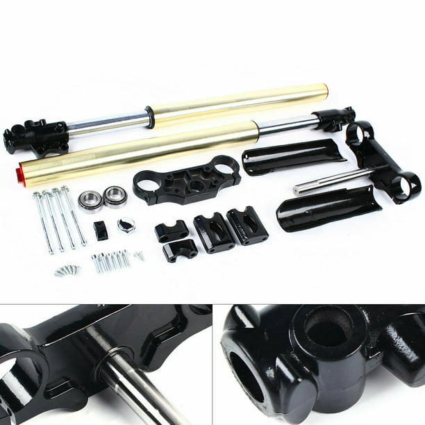 45mm 48mm Complete Triple Trees Clamp Fork for Trail Pit Bike 110cc 125cc Taotao